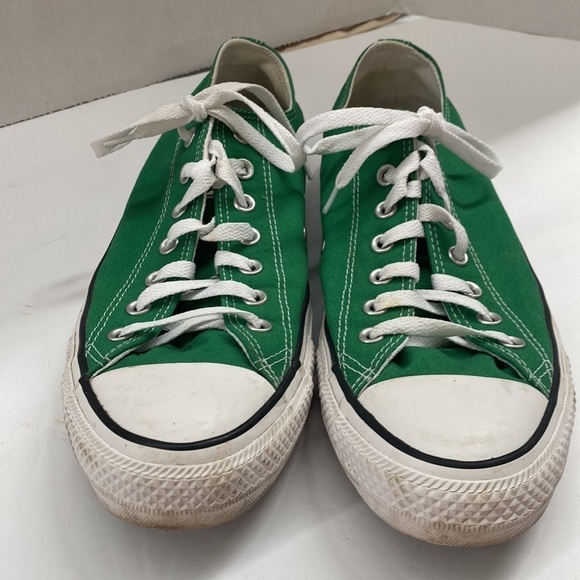 Converse Unisex M 12 W 14 green sneakers - Picture 7 of 11